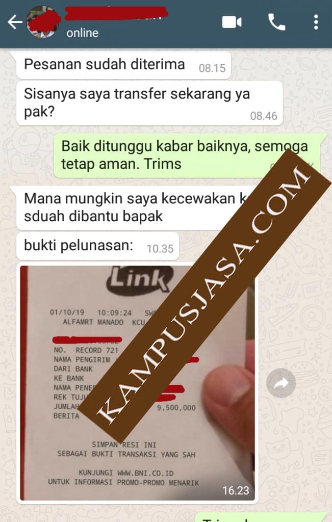 testi nembak ijazah 8